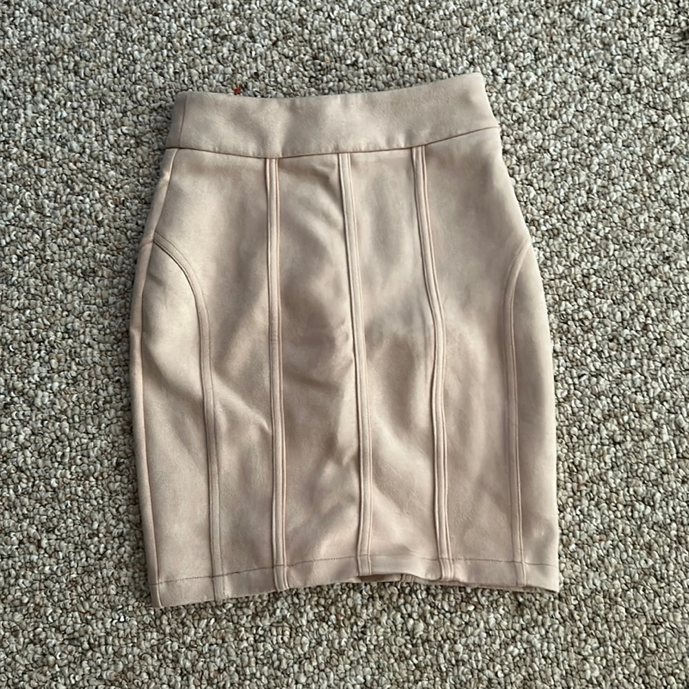 Oh Polly suede skirt